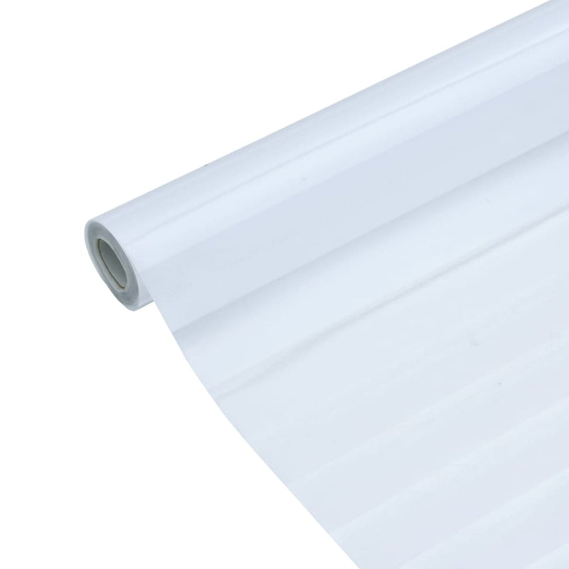 Raamfolie Strepenpatroon Mat 90X500 Cm Pvc Mat Gestreept
