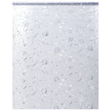 Raamfolie Bloemenpatroon Mat 90X500 Cm Pvc Berijpte Bloem