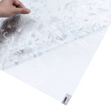 Raamfolie Bloemenpatroon Mat 90X500 Cm Pvc Berijpte Bloem