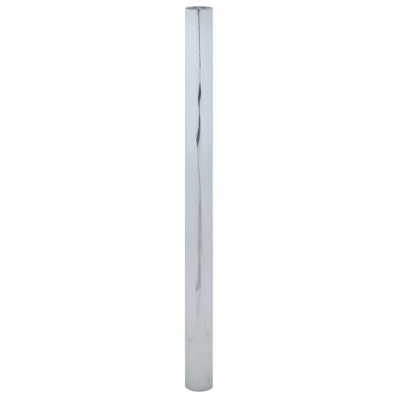 Zonnefolie Statisch Reflecterend 45X2000 Cm Pvc Zilverkleurig