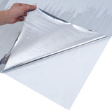 Zonnefolie Statisch Reflecterend 45X2000 Cm Pvc Zilverkleurig