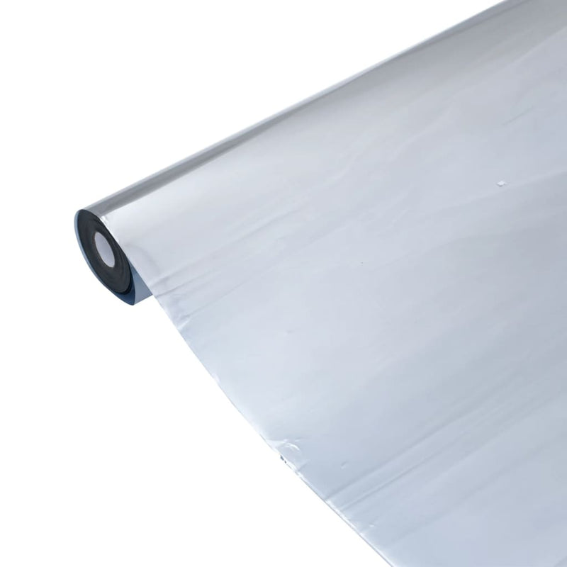 Zonnefolie Statisch Reflecterend 45X2000 Cm Pvc Zilverkleurig