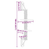 Kattenmeubel Wandgemonteerd Met Krabpaal 108 Cm