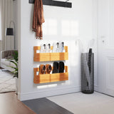 Schoenenrekken 59X8,5X23,5 Cm Massief Grenenhout Wasbruin