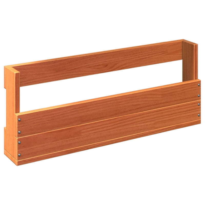 Schoenenrekken 59X8,5X23,5 Cm Massief Grenenhout Wasbruin