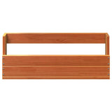Schoenenrekken 59X8,5X23,5 Cm Massief Grenenhout Wasbruin