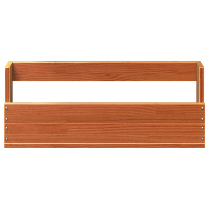 Schoenenrekken 59X8,5X23,5 Cm Massief Grenenhout Wasbruin