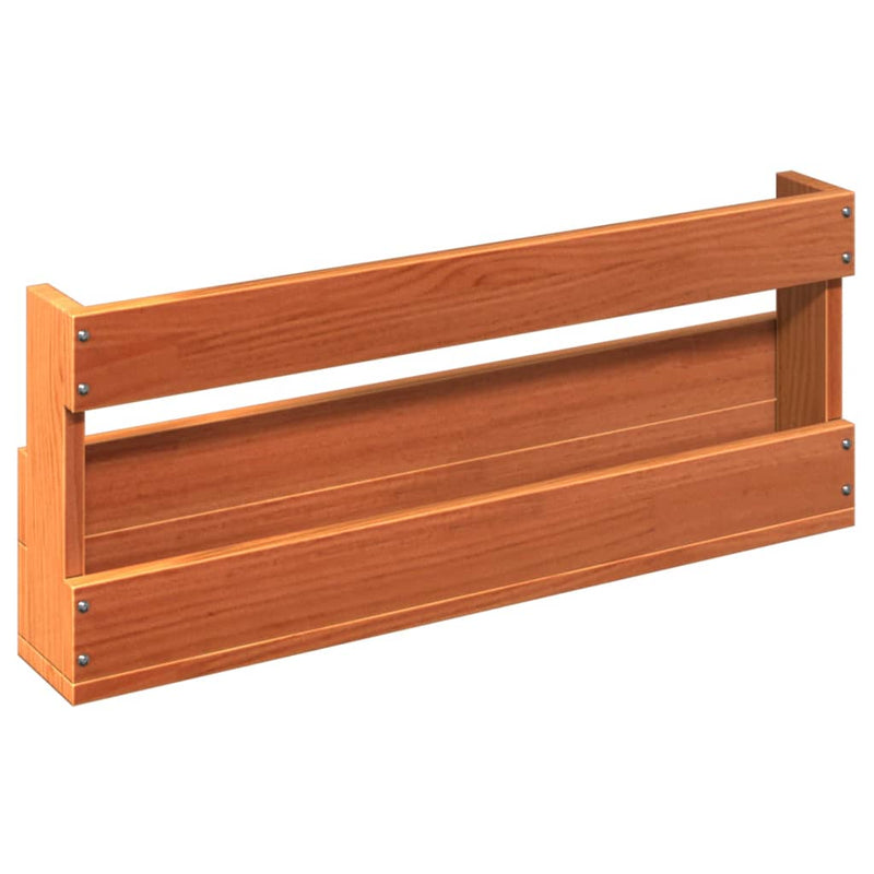 Schoenenrekken 59X8,5X23,5 Cm Massief Grenenhout Wasbruin