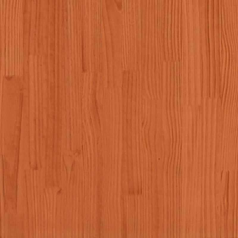 Schoenenrekken 59X8,5X23,5 Cm Massief Grenenhout Wasbruin