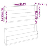 Schoenenrekken 59X8,5X23,5 Cm Massief Grenenhout Wasbruin