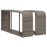 Opbergschappen 2 St Poly Rattan