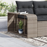 Opbergschappen 2 St Poly Rattan