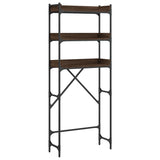 Wasmachinerek 67X25X163 Cm Bewerkt Hout