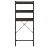 Wasmachinerek 67X25X163 Cm Bewerkt Hout