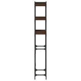 Wasmachinerek 67X25X163 Cm Bewerkt Hout