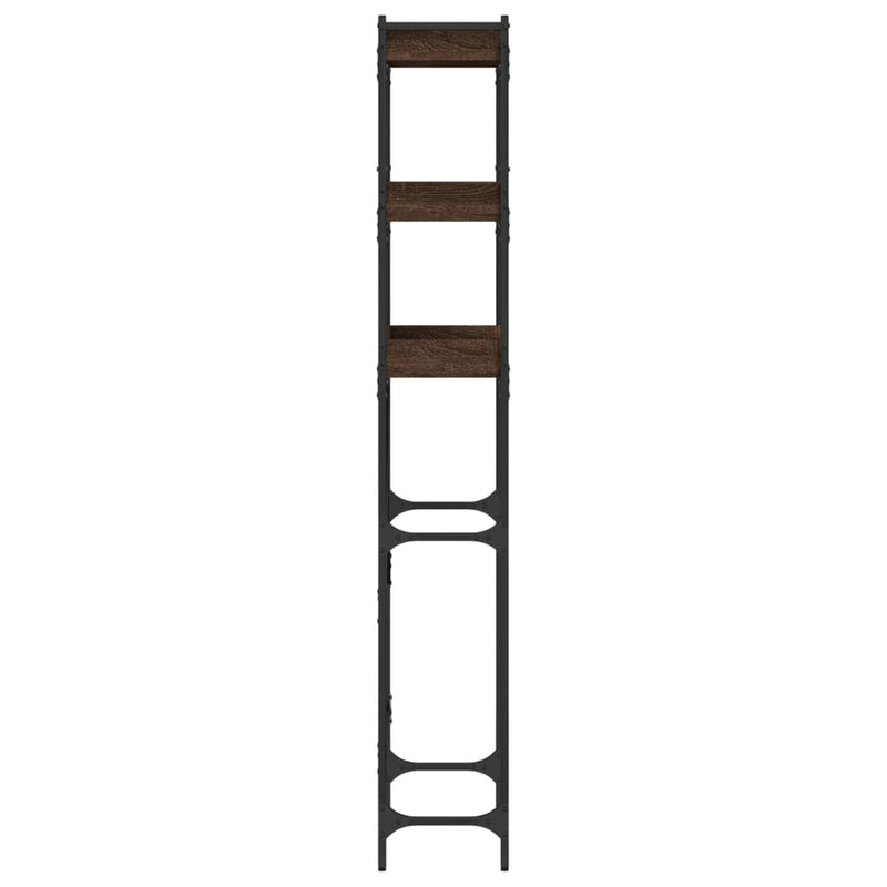 Wasmachinerek 67X25X163 Cm Bewerkt Hout