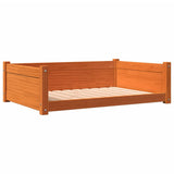 Hondenmand 95,5X65,5X28 Cm Massief Grenenhout Wasbruin