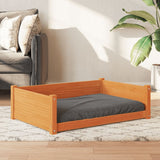 Hondenmand 95,5X65,5X28 Cm Massief Grenenhout Wasbruin