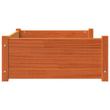 Hondenmand 95,5X65,5X28 Cm Massief Grenenhout Wasbruin