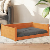 Hondenmand 95,5X65,5X28 Cm Massief Grenenhout Wasbruin