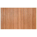 Vloerkleed Rechthoekig 60X100 Cm Bamboe Naturel Donkerbruin