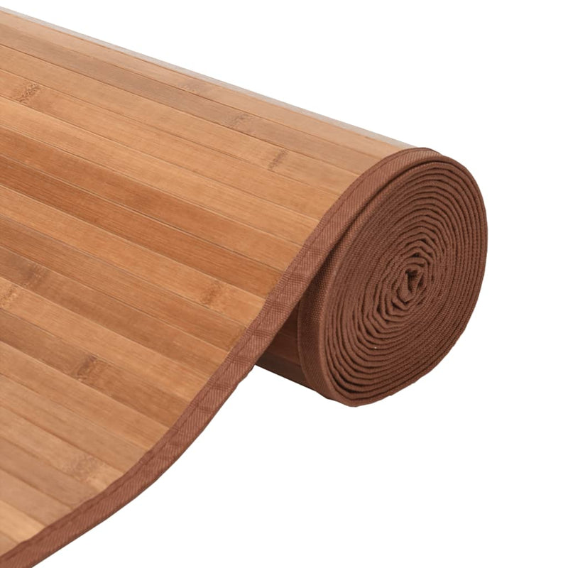 Vloerkleed Rechthoekig Bamboe Naturel