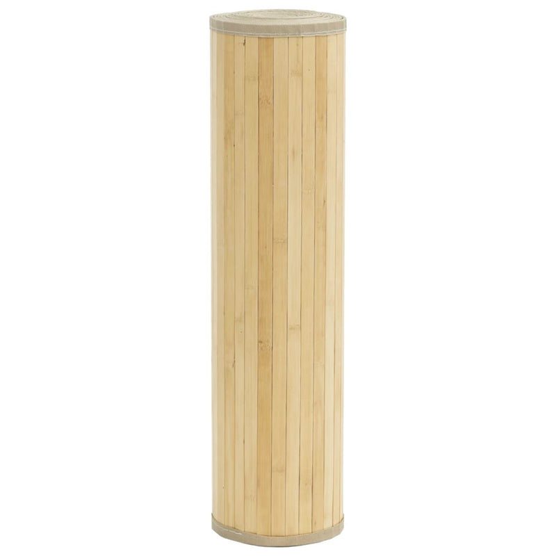 Vloerkleed Rechthoekig Bamboe Lichtnaturel