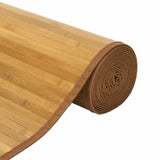 Vloerkleed Rechthoekig 70X1000 Cm Bamboe Naturel