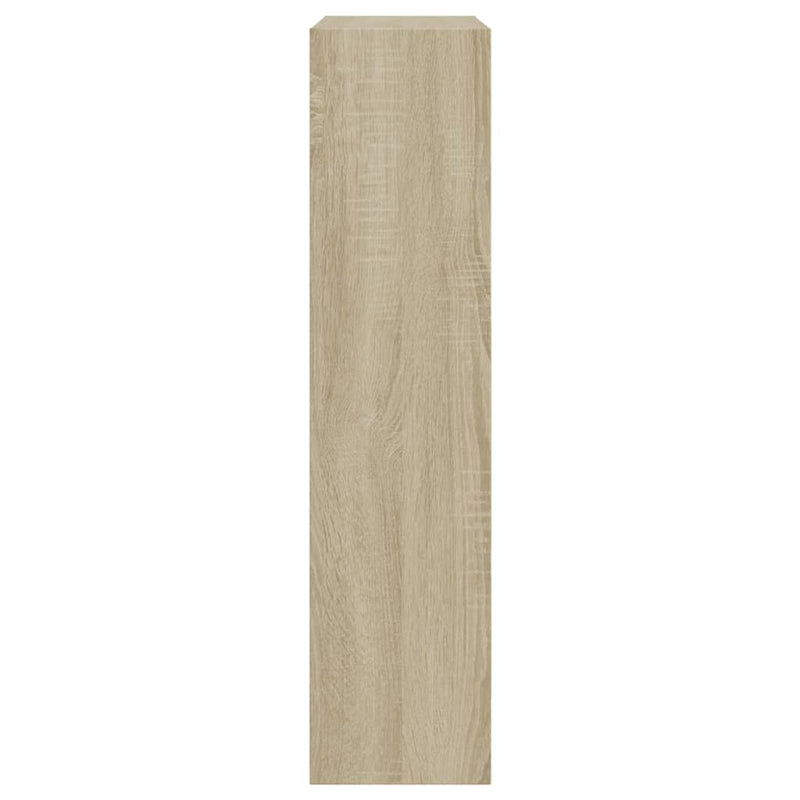 Schoenenkast 60X21X87,5 Cm Bewerkt Hout Kleurig Sonoma Eiken