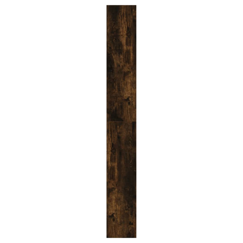 Schoenenkast 60X21X163,5 Cm Bewerkt Hout Kleurig Gerookt Eiken
