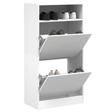 Schoenenkast Met 2 Klaplades 80X34X116 Cm