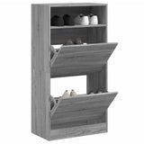 Schoenenkast Met 2 Klaplades 80X34X116 Cm