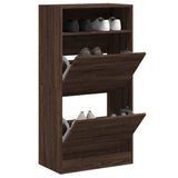 Schoenenkast Met 2 Klaplades 80X34X116 Cm