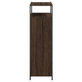 Schoenenkast 75X34X112 Cm Bewerkt Hout
