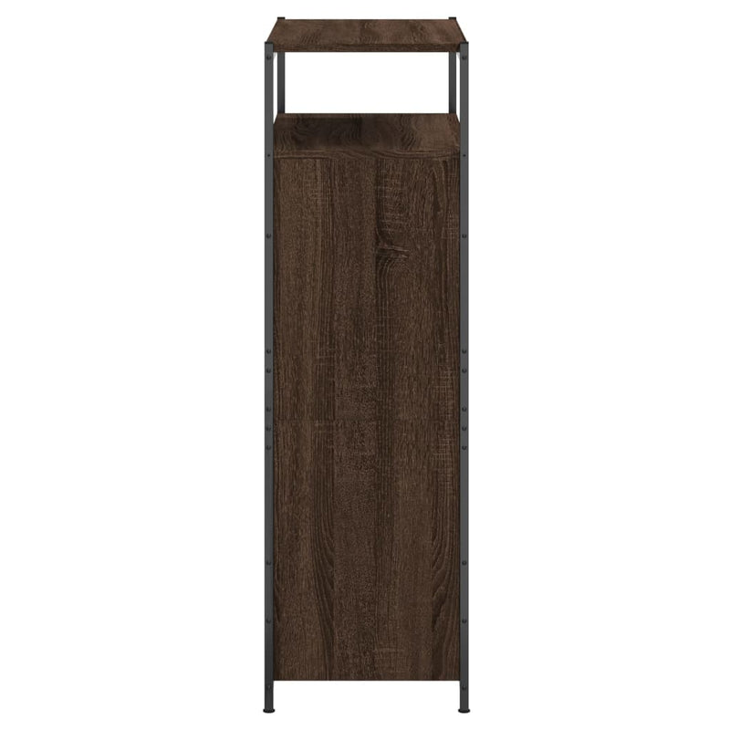Schoenenkast 75X34X112 Cm Bewerkt Hout