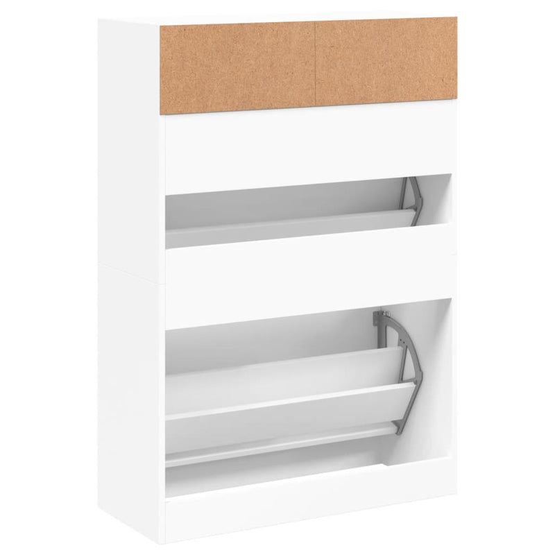 Schoenenkast Met 2 Klaplades 80X34X116 Cm