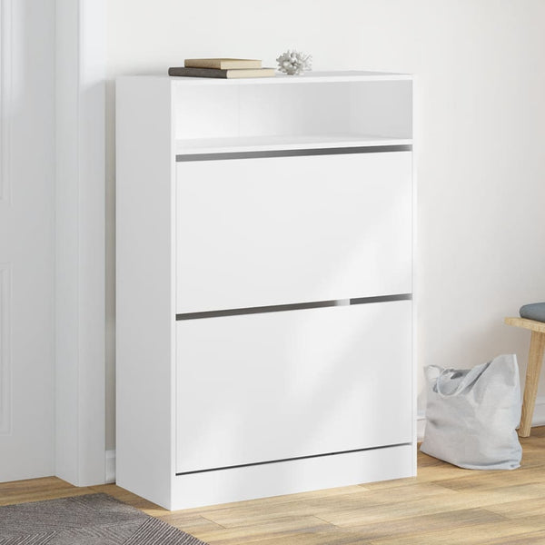 Schoenenkast Met 2 Klaplades 80X34X116 Cm