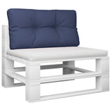 Palletkussen Oxford Stof Marineblauw