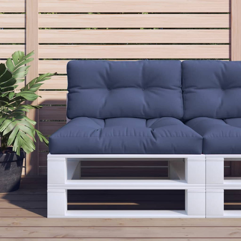 Palletkussen Oxford Stof Marineblauw