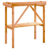 Plantentafel Met Schap 78X38X82,5 Cm Vurenhout