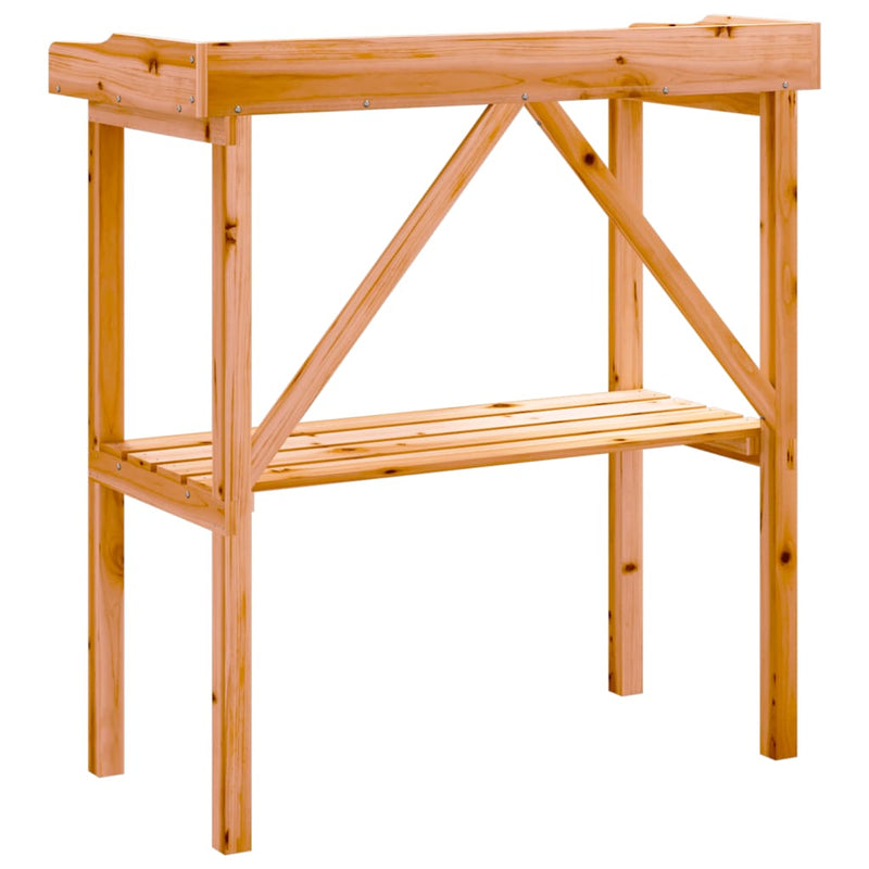 Plantentafel Met Schap 78X38X82,5 Cm Vurenhout