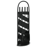 5-Delige Haardset 23X15X66 Cm Staal