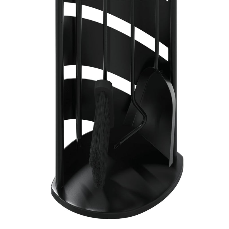 5-Delige Haardset 23X15X66 Cm Staal