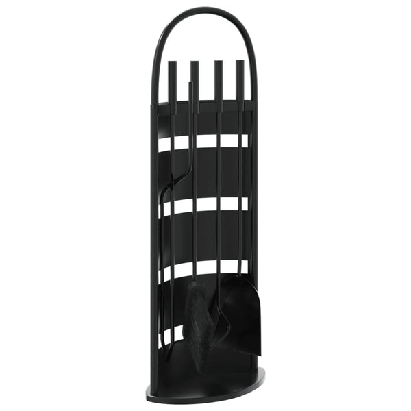 5-Delige Openhaardgereedschapset 23X15X66 Cm Staal