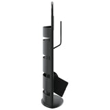 5-Delige Openhaardgereedschapset 23X15X66 Cm Staal
