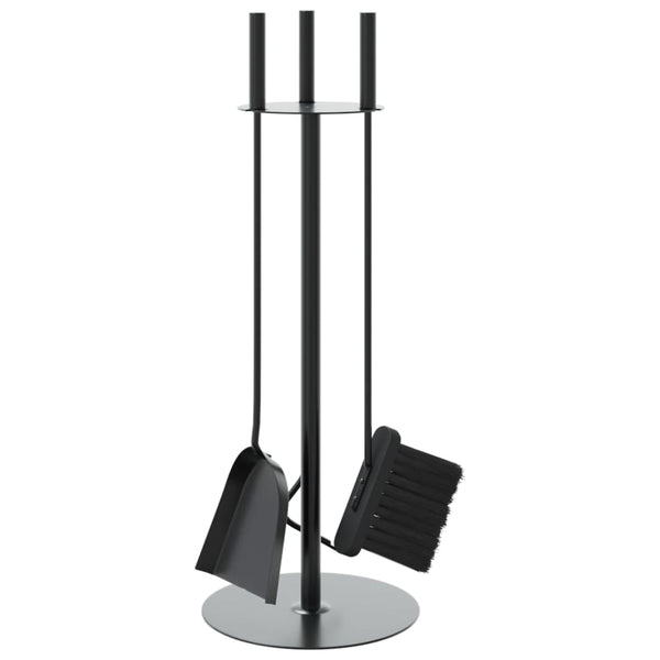 4-Delige Openhaardgereedschapset 22X59 Cm Staal