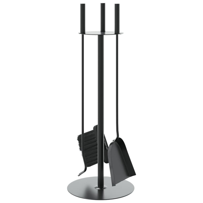 4-Delige Openhaardgereedschapset 22X59 Cm Staal