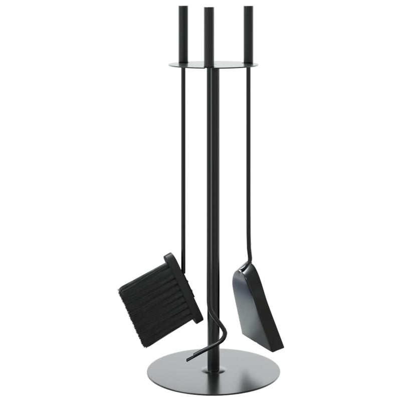4-Delige Openhaardgereedschapset 22X59 Cm Staal