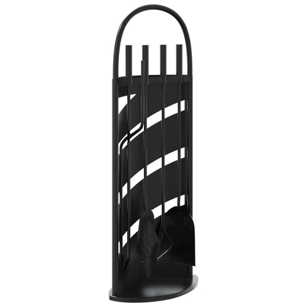 5-Delige Openhaardgereedschapset 23X15X66 Cm Staal