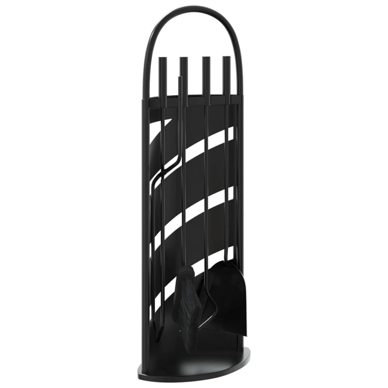 5-Delige Openhaardgereedschapset 23X15X66 Cm Staal